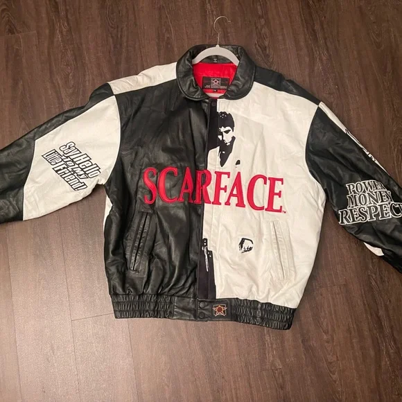 Rare Authentic JH DESIGN SCARFACE Jacket - Picture 1 of 14
